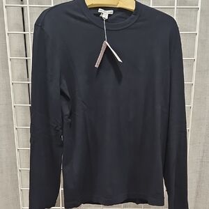 James Perse Men's Long Sleeve Crewneck Tee - Navy